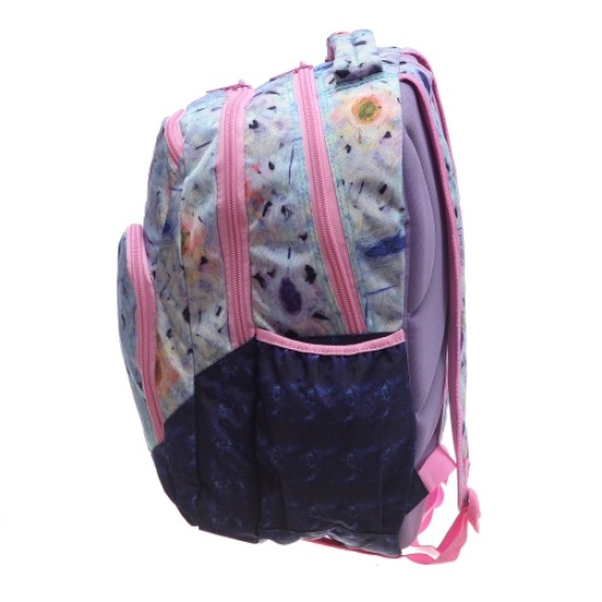 Ученическа раница с несесер и чантичка за бутилка за вода Glossy Bird - 2