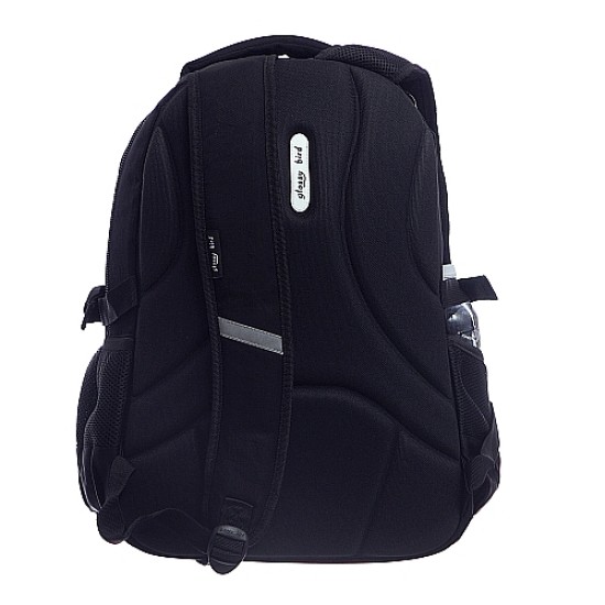 Ученическа раница с несесер Glossy Bird - Black