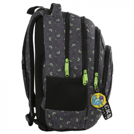 Ученическа ергономична раница BackUp A48, с 4 отделения