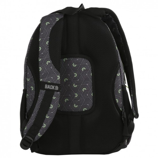 Ученическа ергономична раница BackUp A48, с 4 отделения