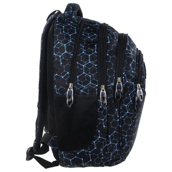 Ученическа ергономична раница BackUp C5, с 4 отделения