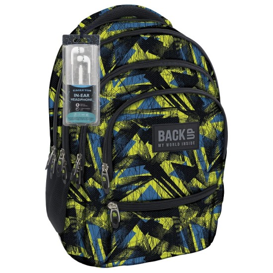 Ученическа ергономична раница BackUp C29, с 4 отделения