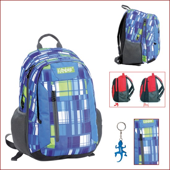 Анатомична ученическа раница с разширяващо се дъно Explore Modan 74847080 топ