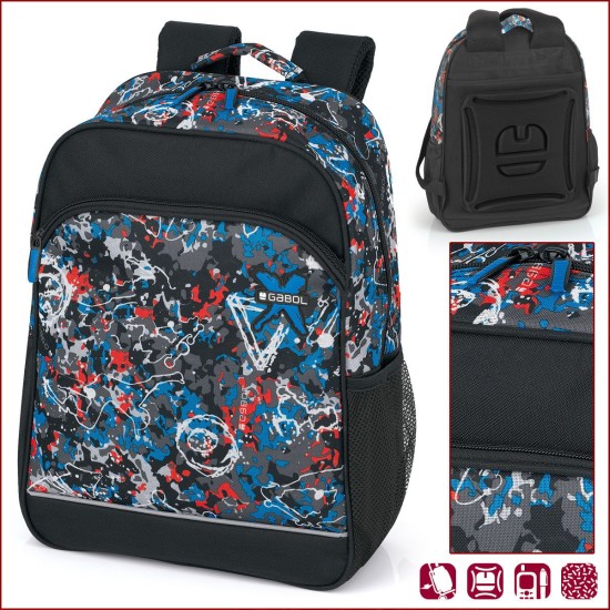 Ученическа раница с едно отдeление Flow 