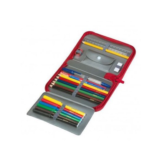 Пълен ученически несесер 19 части Pretty Pets (Cat, Dog, Horse) Herlitz 8229270