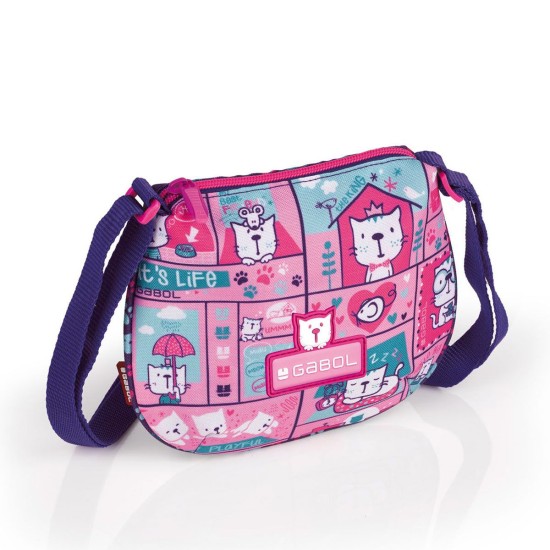 Ученическа чанта за през рамо Cats Gabol 21922499
