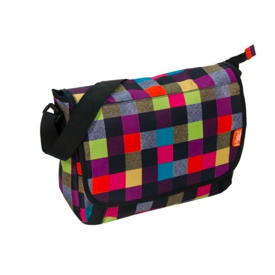 PASO ученическа чанта за през рамо с две отделения 15-582B