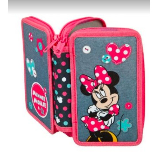 Undercover Пълен ученически несесер 18 части Minnie Mouse 26286