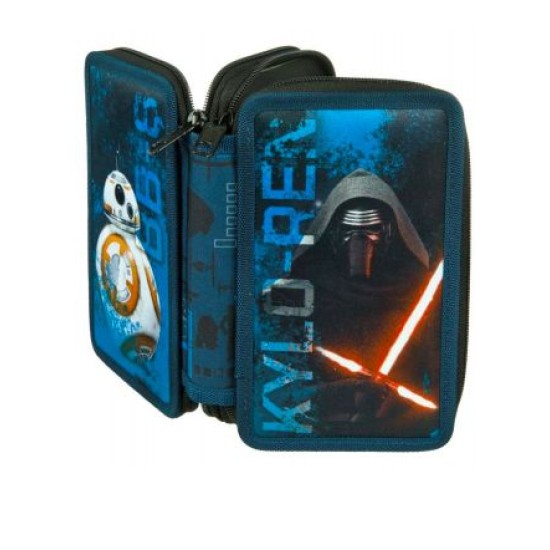 Undercover Пълен ученически несесер 18 части Star Wars 26310