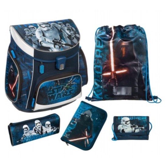 Undercover Ергономична ученическа раница с едно отделение и аксесоари Star Wars 26252