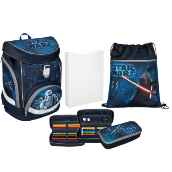 Undercover Ергономична ученическа раница с едно отделение и аксесоари Star Wars 26590