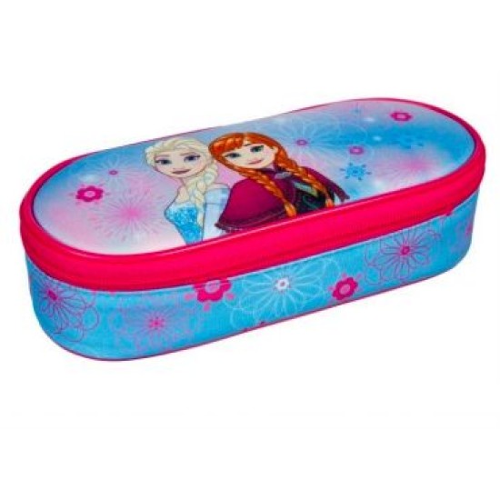 Undercover Празен объл ученически несесер Frozen 26484