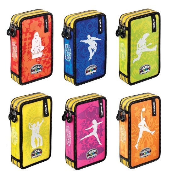 Пълен ученически несесер 42 части Arcadia iTeen Carioca 42550