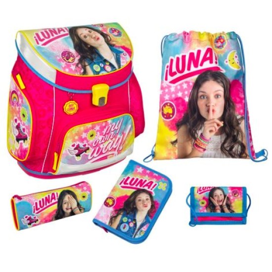 Undercover Ергономична ученическа раница с едно отделение и аксесоари Soy Luna 26380