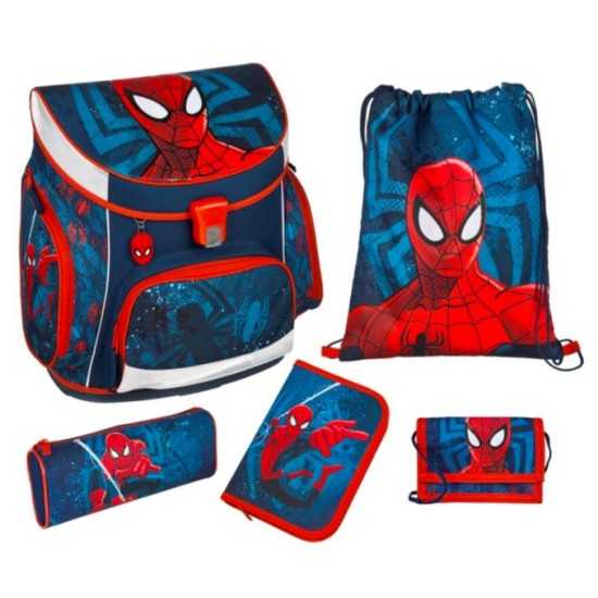 Undercover Ергономична ученическа раница с едно отделение и аксесоари Spiderman 26250