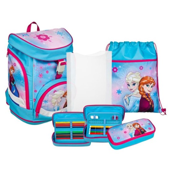 Undercover Ергономична ученическа раница с едно отделение и аксесоари Frozen 26563
