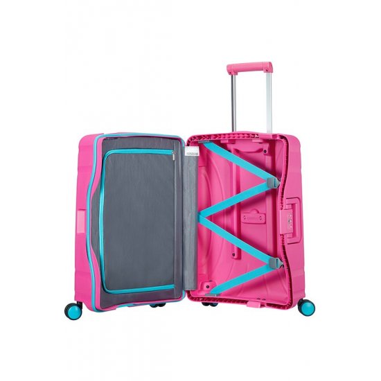 American Tourister куфар Lock'N'Roll 55 см - лятно розов