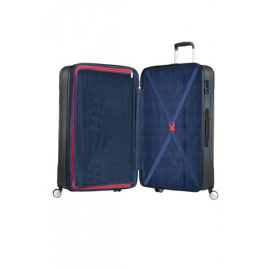 American Tourister куфар Tracklite 78 см - черен