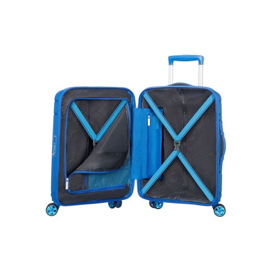 American Tourister куфар Skytracer 68 см - син