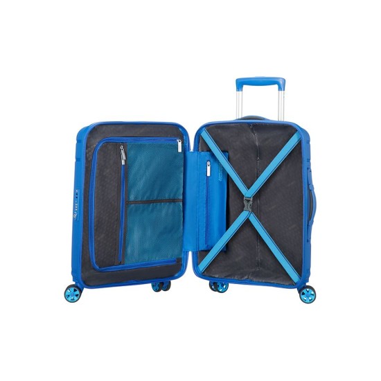 American Tourister куфар Skytracer 68 см - син