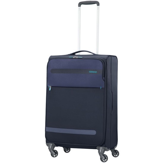 American Tourister Куфар Herolite 67 см. - тъмно син