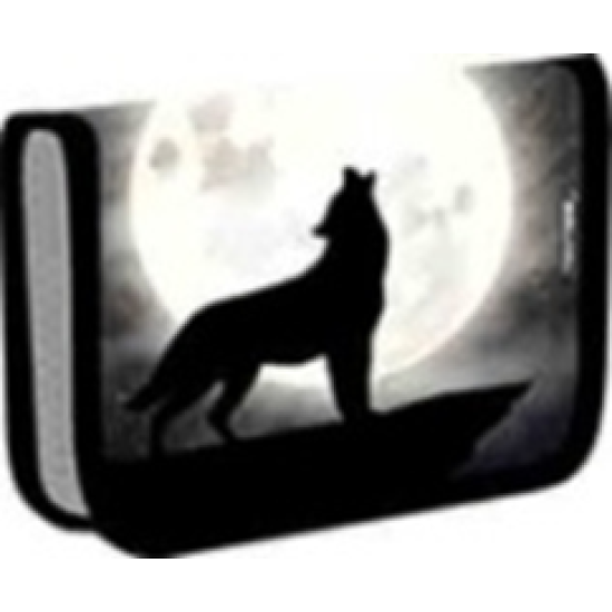 Belmil Празен ученически несесер - Wolves Grey