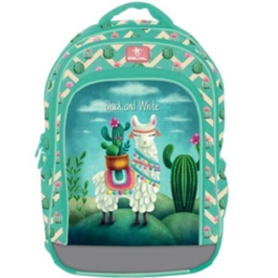 Belmil ученическа раница Black&White - ALPACA