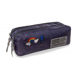 Несесер с два ципа EDGE SPARKLING BADGES JEANS Несесер с два ципа EDGE SPARKLING BADGES JEANS