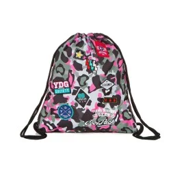 Sprint спортна торба Camo Pink Badges