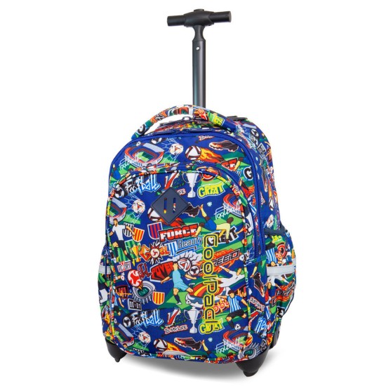 Раница на колела JUNIOR - Football Cartoon