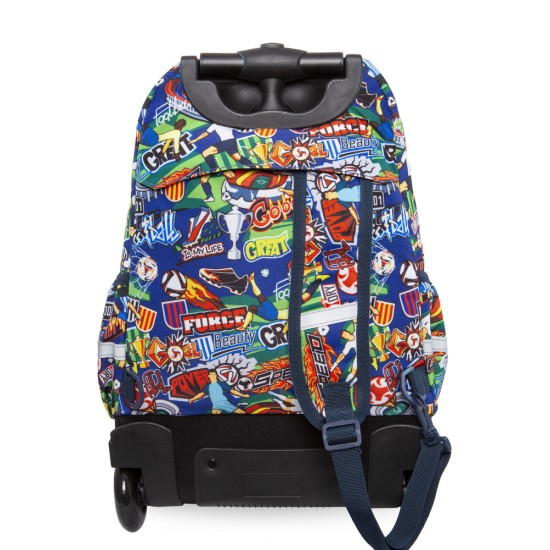 Раница на колела JUNIOR - Football Cartoon