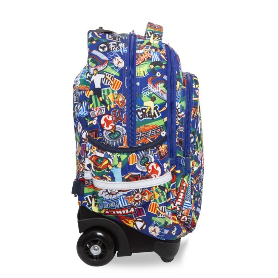 Раница на колела JUNIOR - Football Cartoon