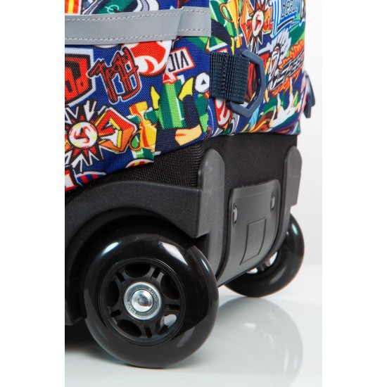 Раница на колела JUNIOR - Football Cartoon