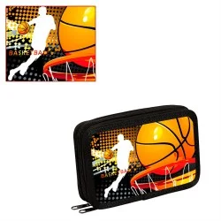 Explore "Basketball" несесер твърд с 2 ципа, празен