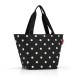 Чанта за пазаруване Reisenthel - Черна на бели точки, Малка