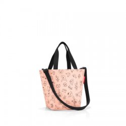 Чанта за пазаруване с дръжка през рамо Reisenthel - Розова, Малка