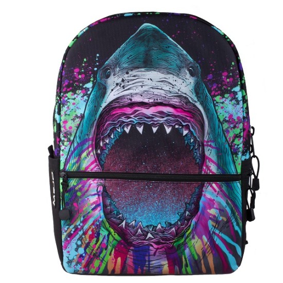 MOJO Ученическа раница Shark Color Burst