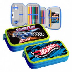 Пълен ученически несесер - HOT WHEELS Пълен ученически несесер - HOT WHEELS