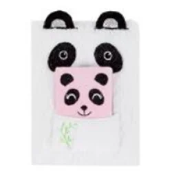 Плюшен дневник А5 + бележник - Panda