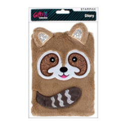 Плюшен дневник А5 - RACCOON