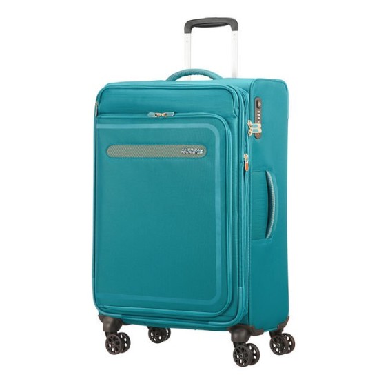 American Tourister куфар Airbeat 68 см - светло син