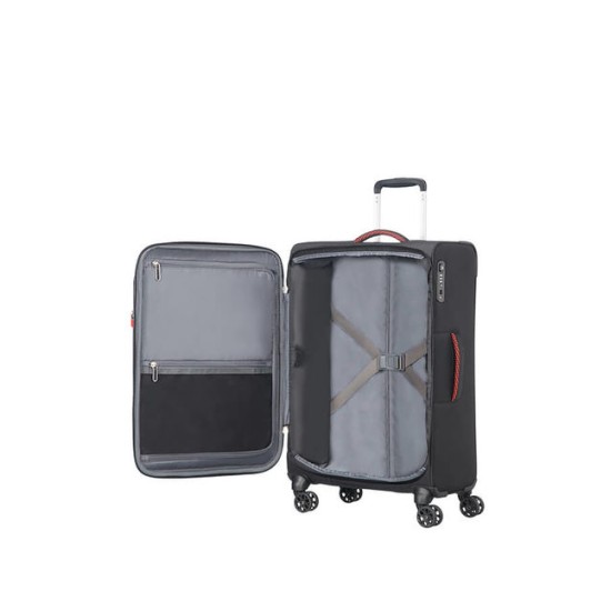 American Tourister куфар Airbeat 68 см - черен