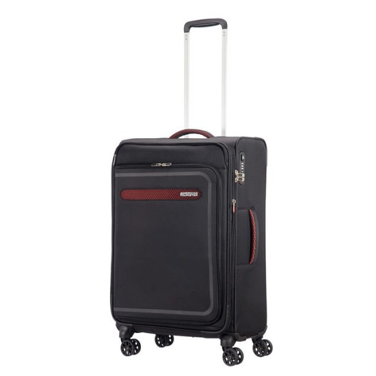 American Tourister куфар Airbeat 68 см - черен