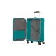 American Tourister куфар Airbeat 68 см - светло син
