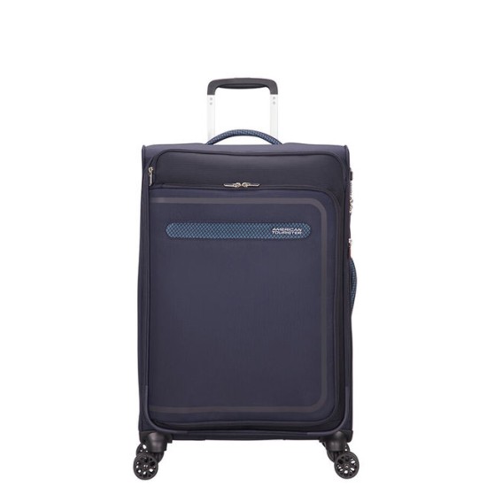 American Tourister куфар Airbeat 68 см - тъмно син