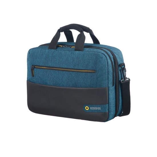 Бордна чанта с отделение за лаптоп 15.6inch City Drift - черен/син