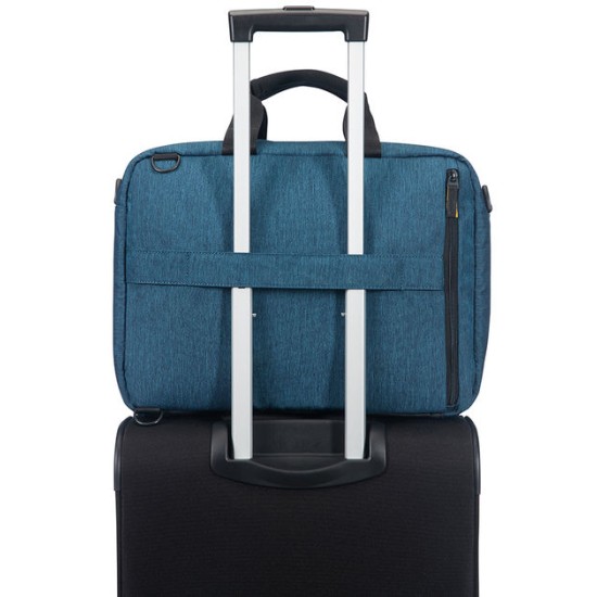 Бордна чанта с отделение за лаптоп 15.6inch City Drift - черен/син