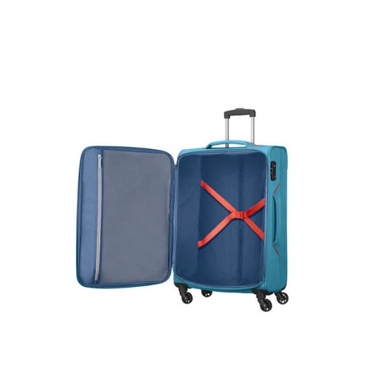 American Tourister Куфар Holiday Heat 67 см - син American Tourister Куфар Holiday Heat 67 см - син