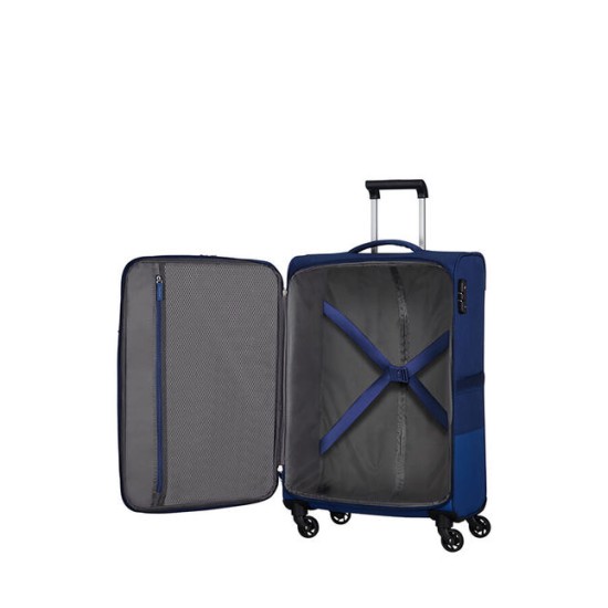 American Tourister куфар Instago 68 см - тъмно син/светло син