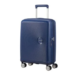 American Tourister куфар Soundbox 55 см - тъмно син